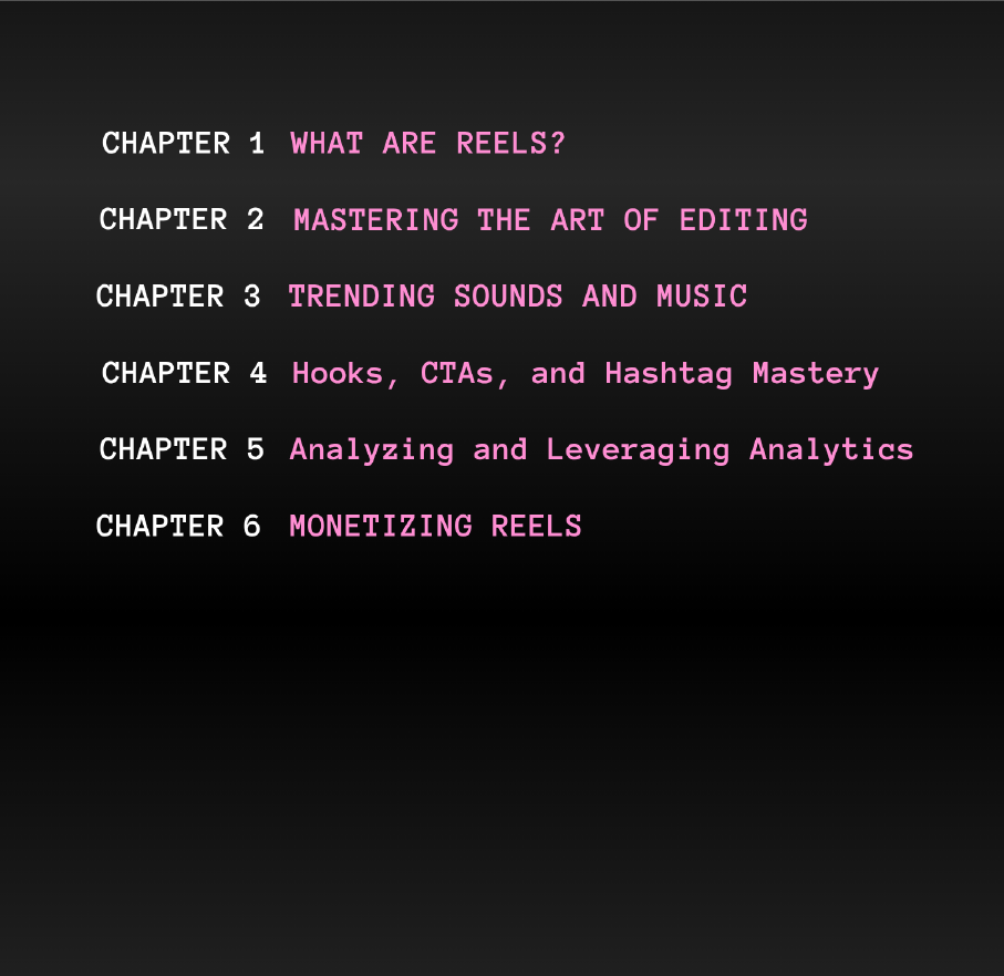 Reels To Riches e-book