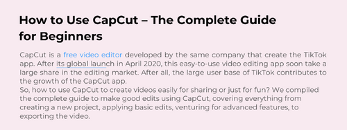 Become A CapCut Master